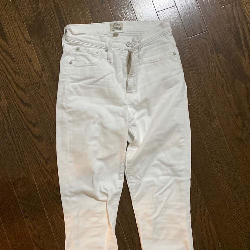Jcrew 10” high rise toothpick jeans